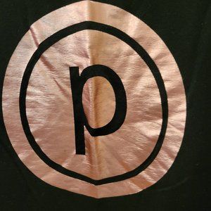 Pure Barre Glyder Tee with Rose Gold Metallic P